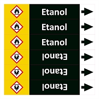 Značení potrubí, etanol